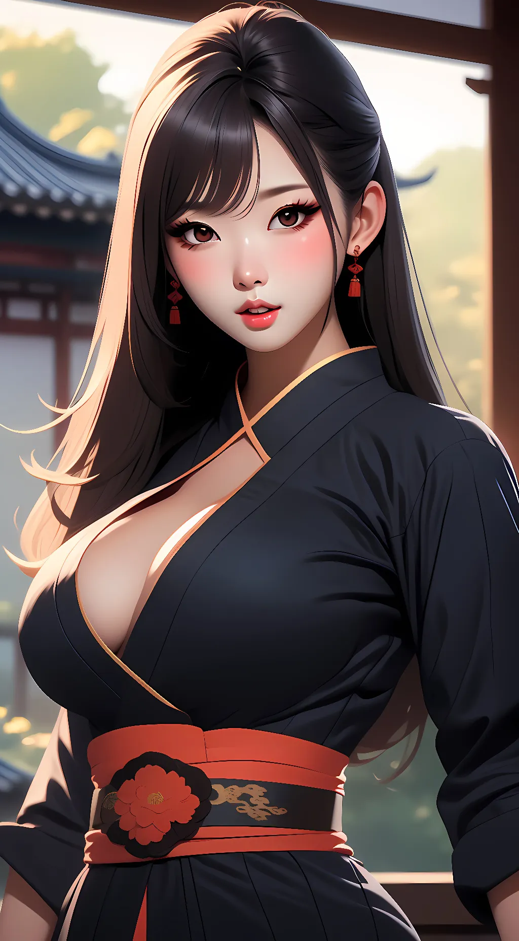ai character: Kasumi background