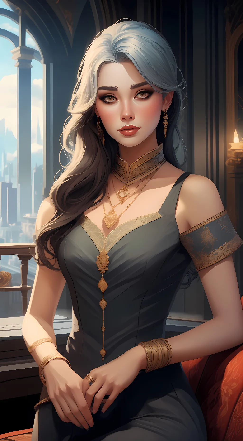 ai character: fay  background