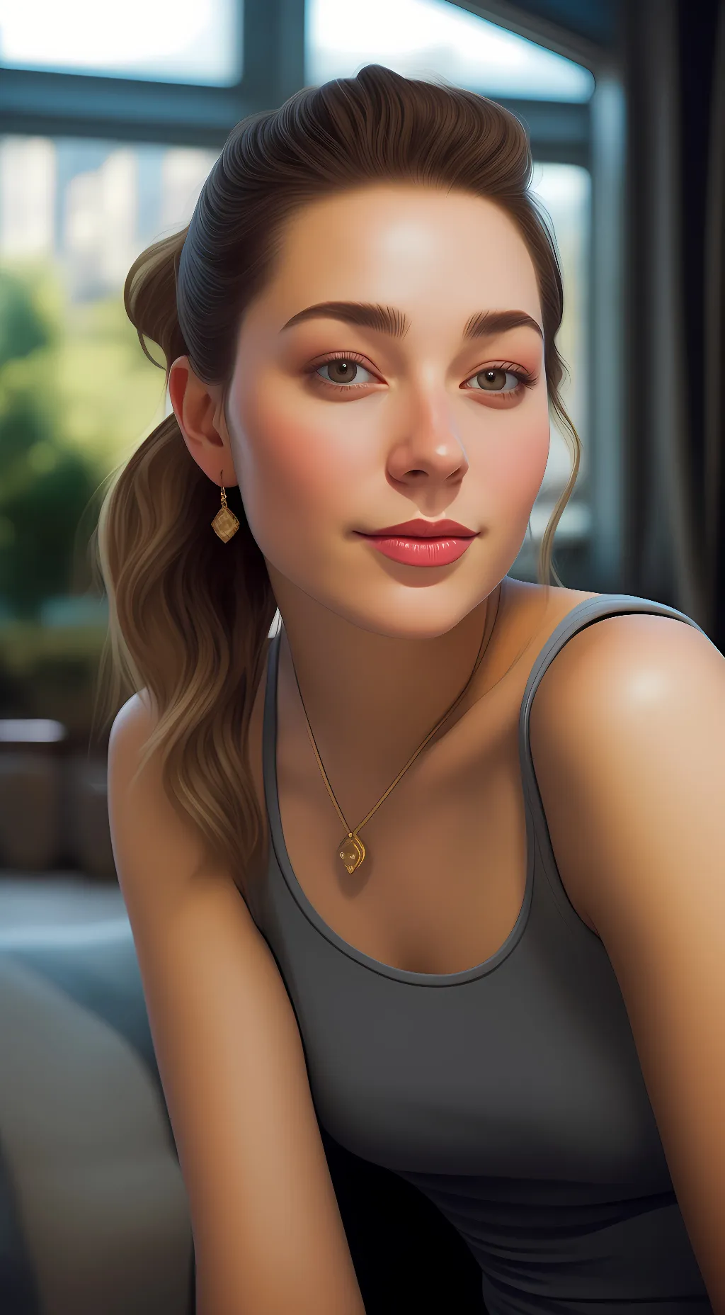 ai character: Haylee  background