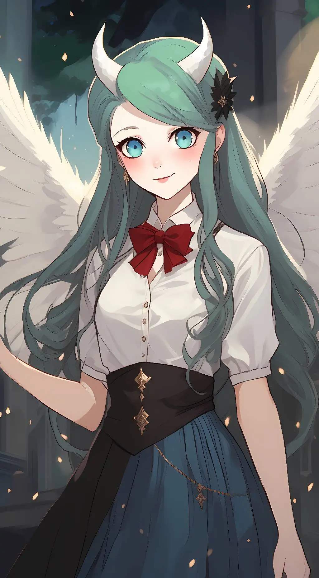 ai character: Melodiya background