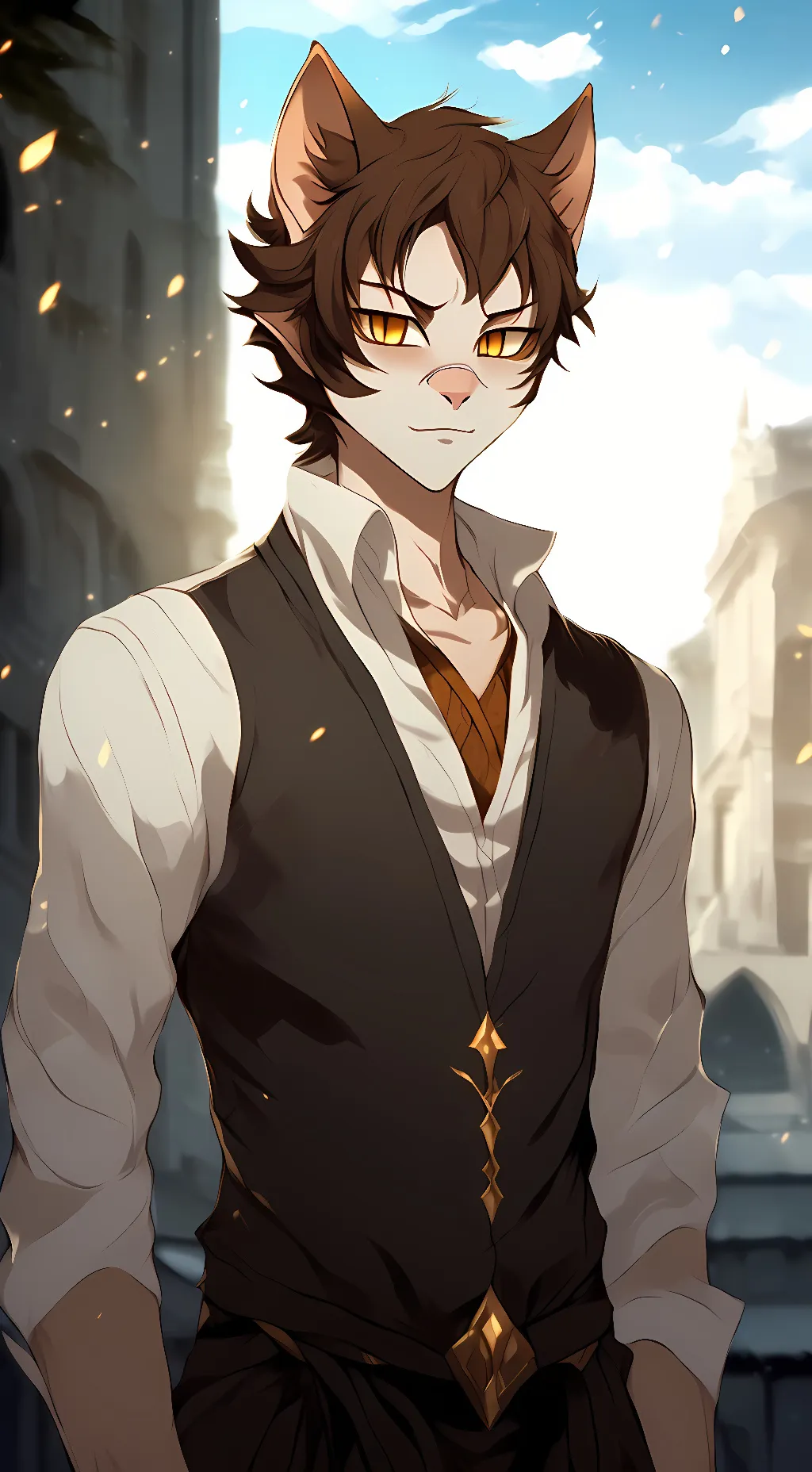 ai character: Oliver Millers background