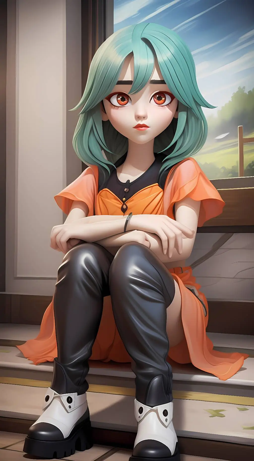 ai character: Floria background