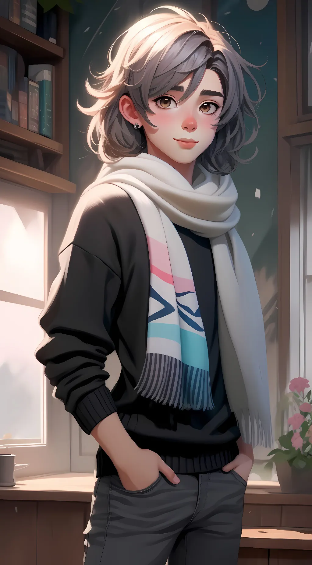 ai character: Maxis background