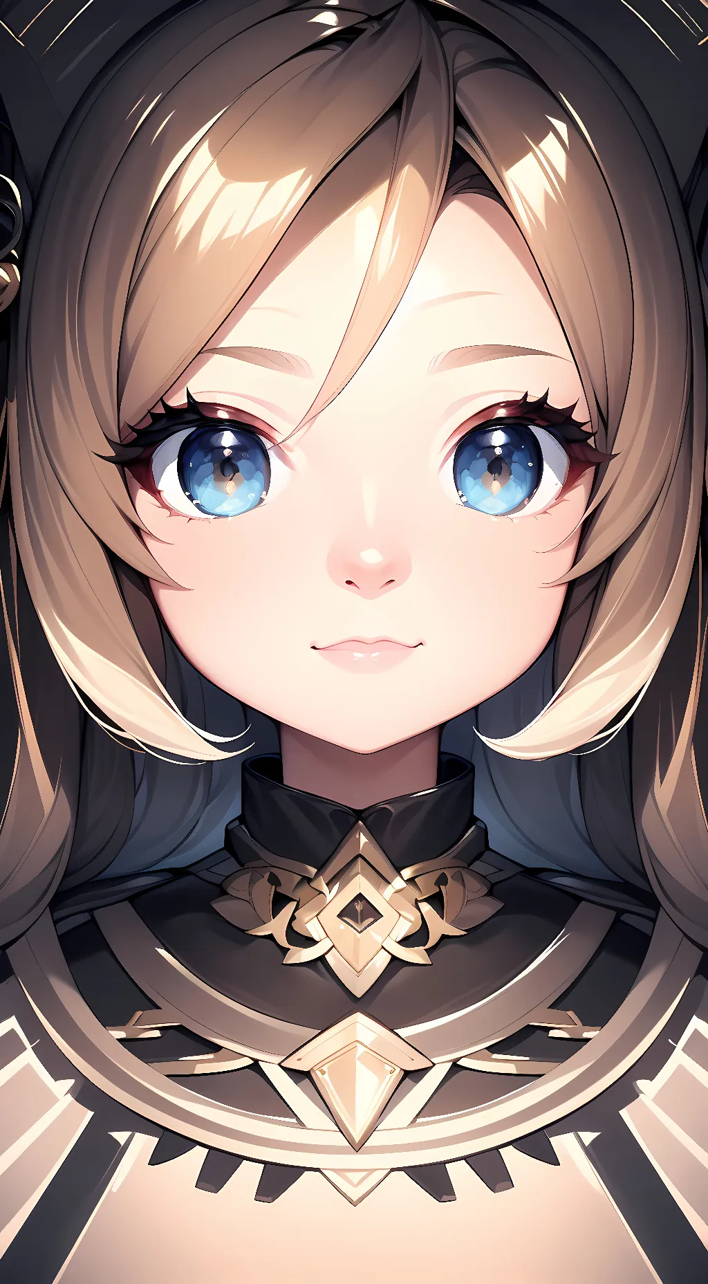 ai character: Katsui Lunar background