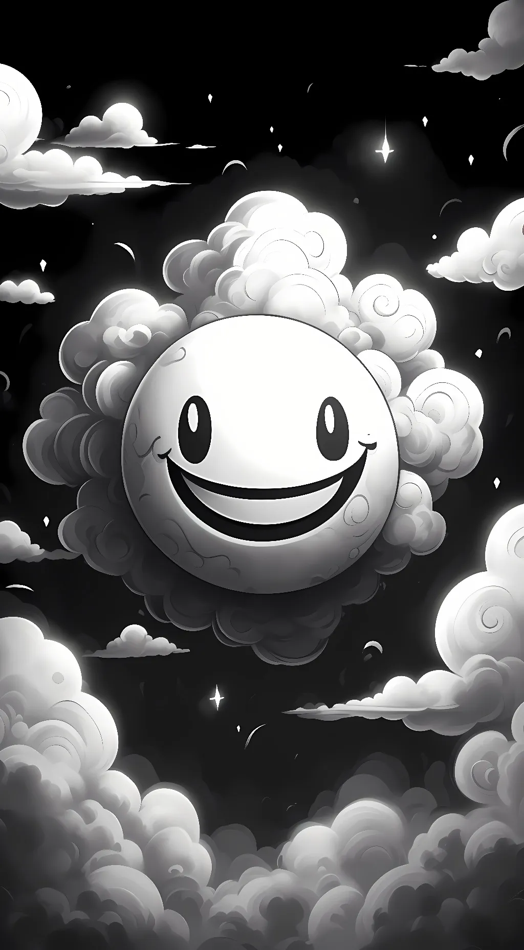 ai character: Cloudy bfdi background
