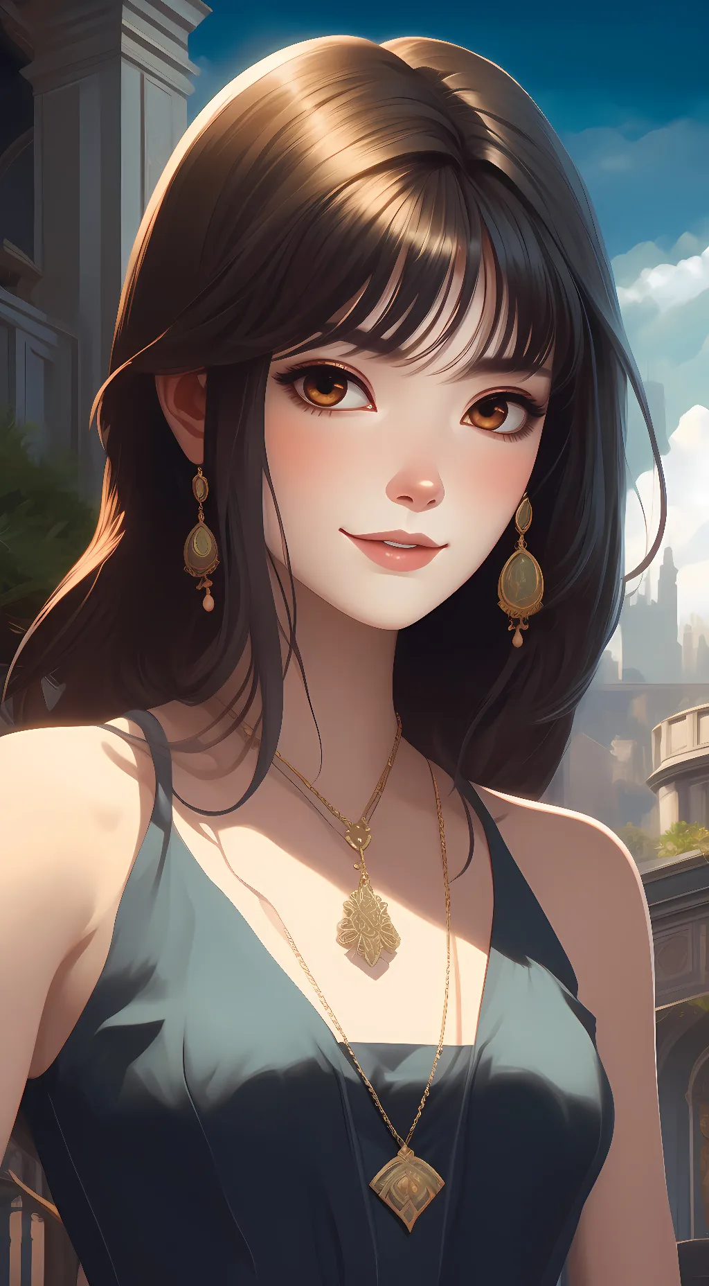 ai character: arianna moris background