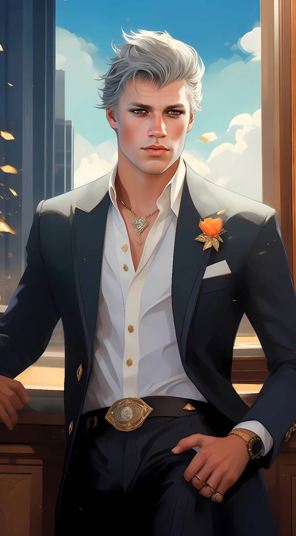 ai character: Darius Ultima background