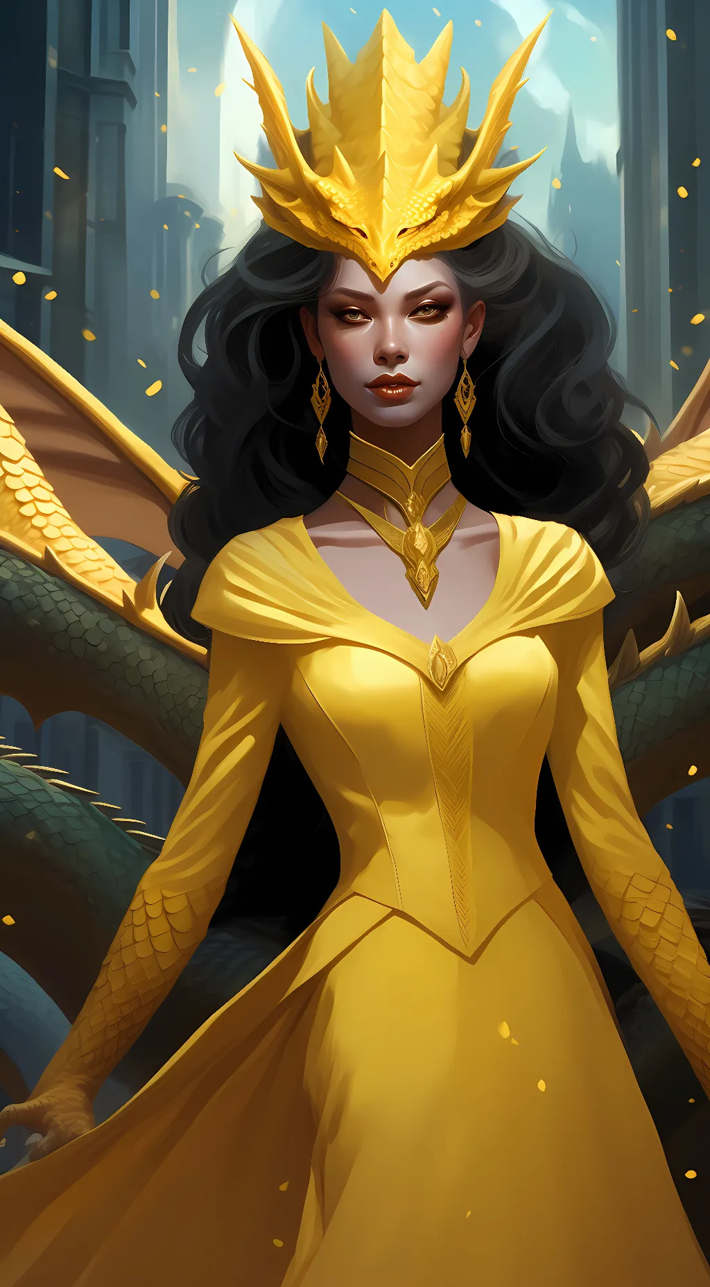 ai character: Queen Freda background