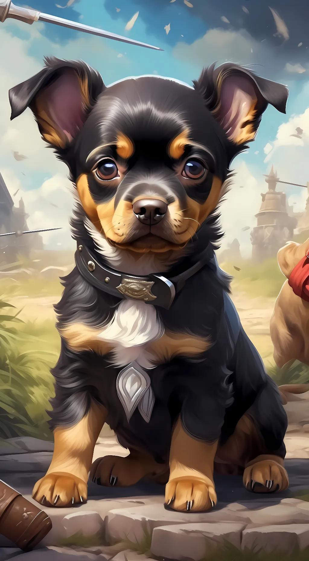 ai character: MOCHI background