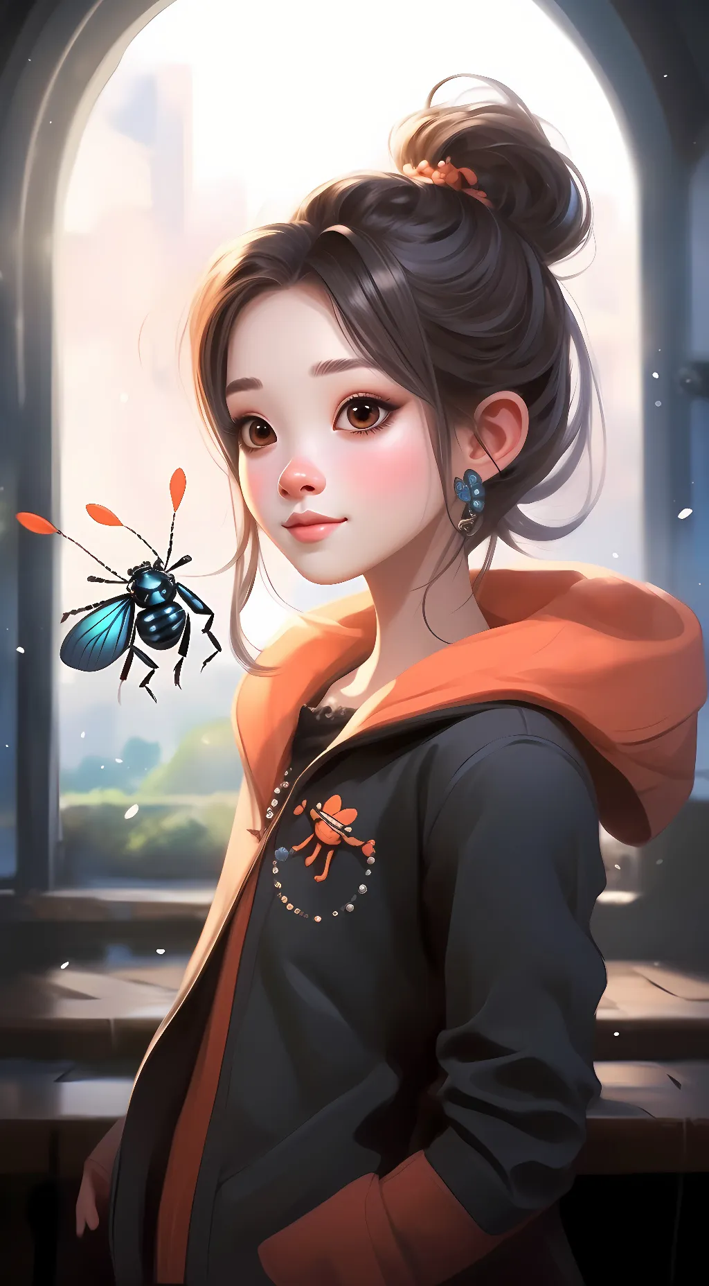 ai character: Rock background