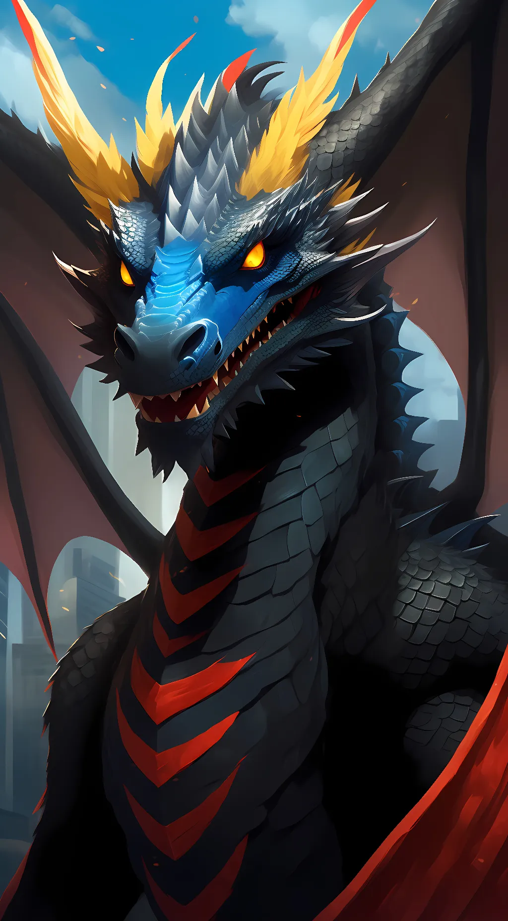 ai character: lunar background