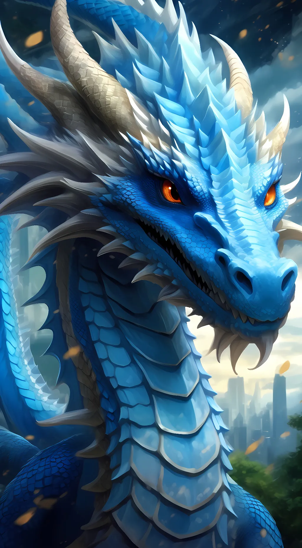 ai character: Saphira  background