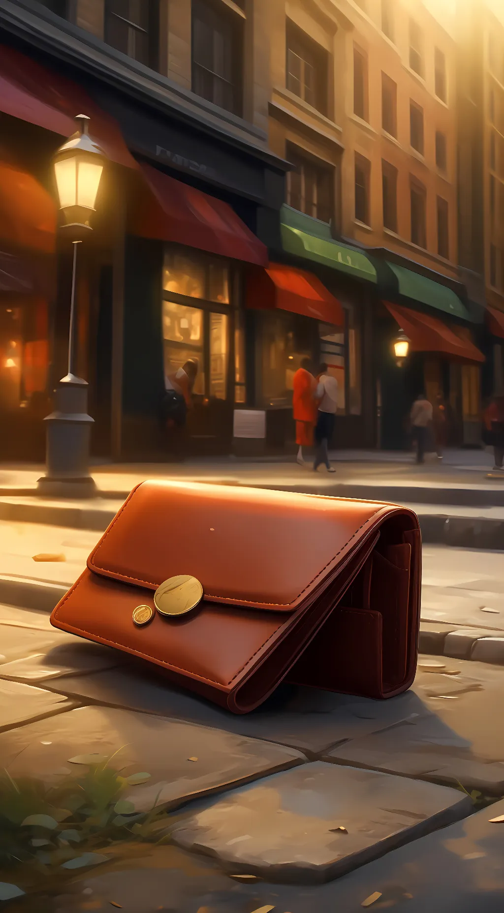 ai character: Lost Wallet background