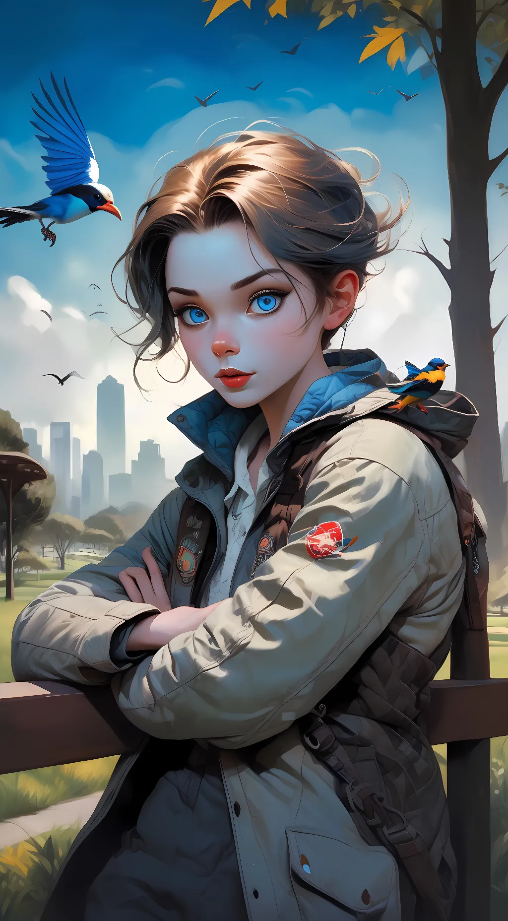 ai character: Flit background