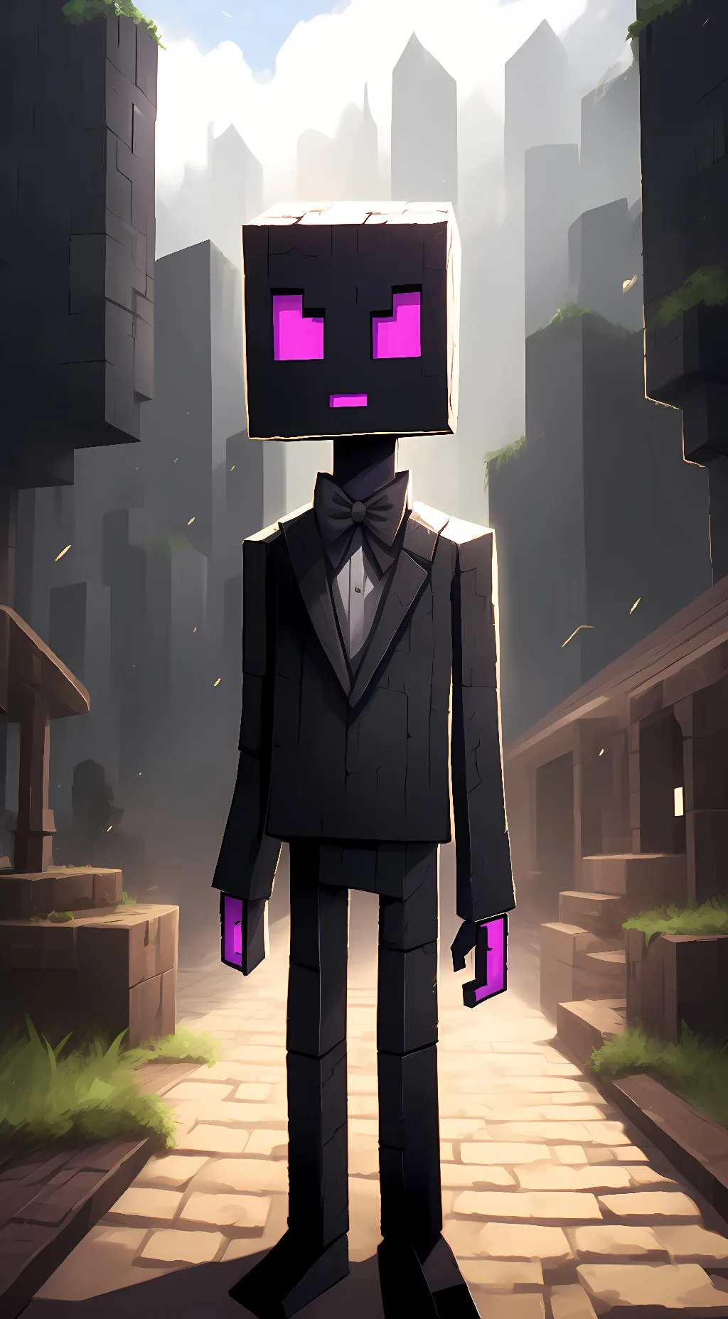 ai character: Enderman background
