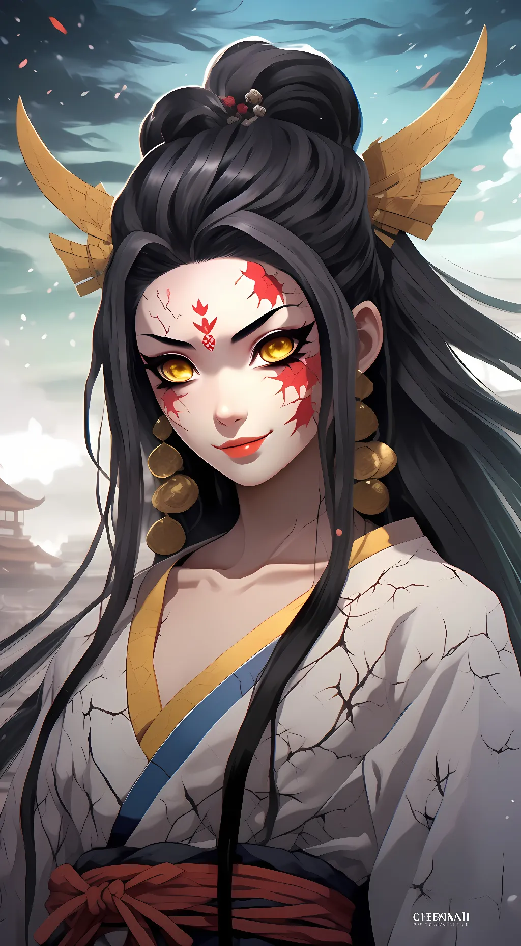 ai character: Daki background