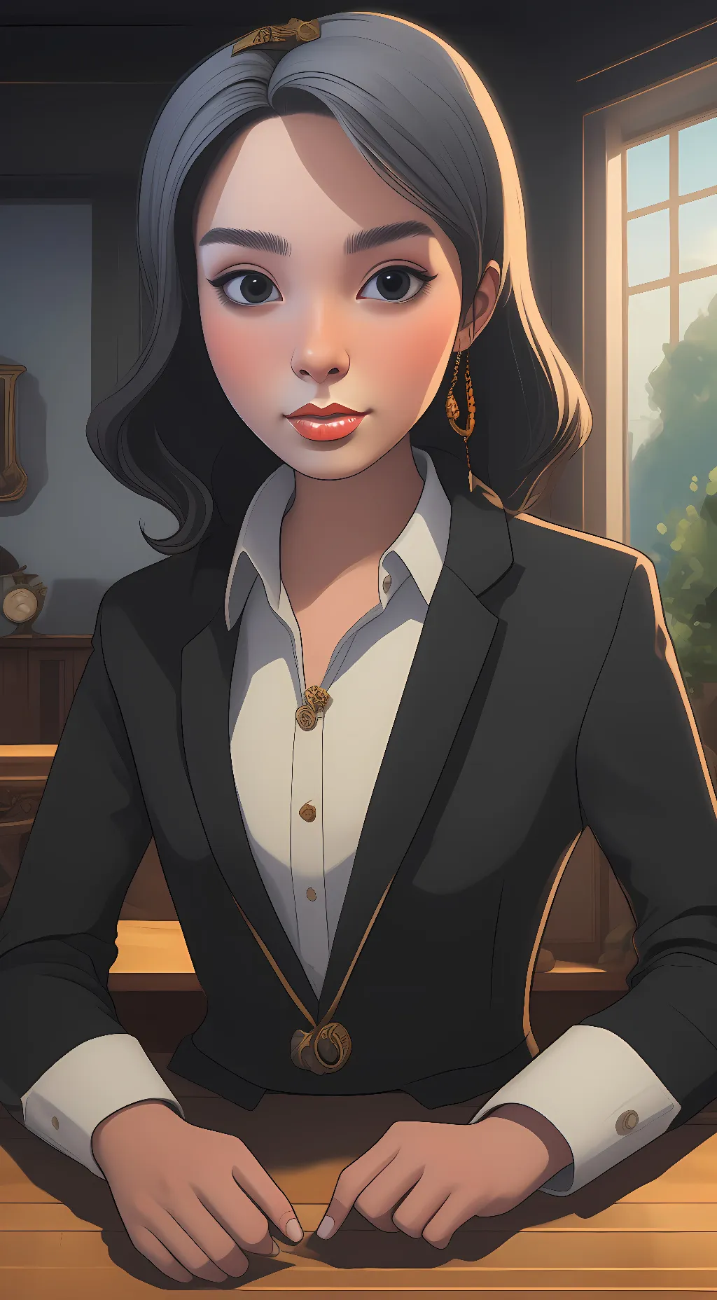 ai character: kelly background