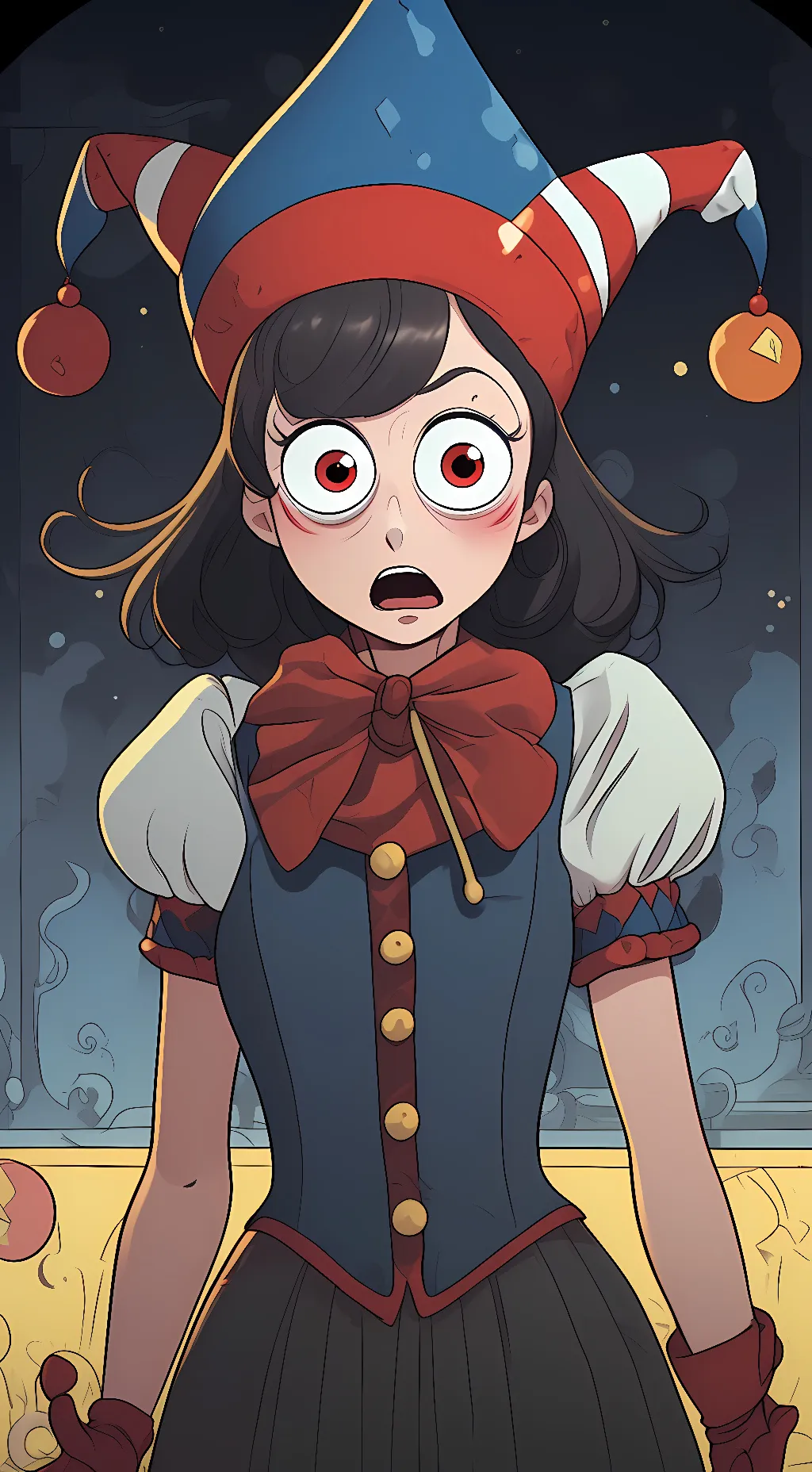 ai character: Pomni background