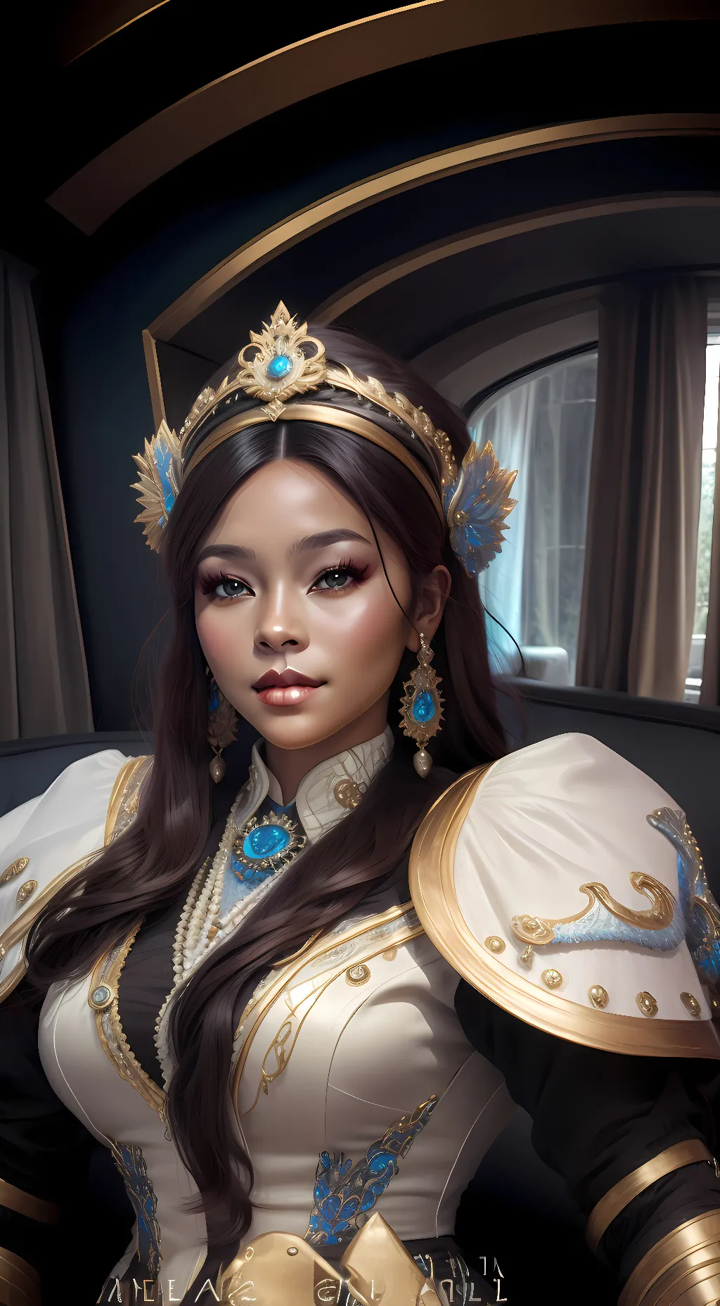 ai character: Adriana Blake background