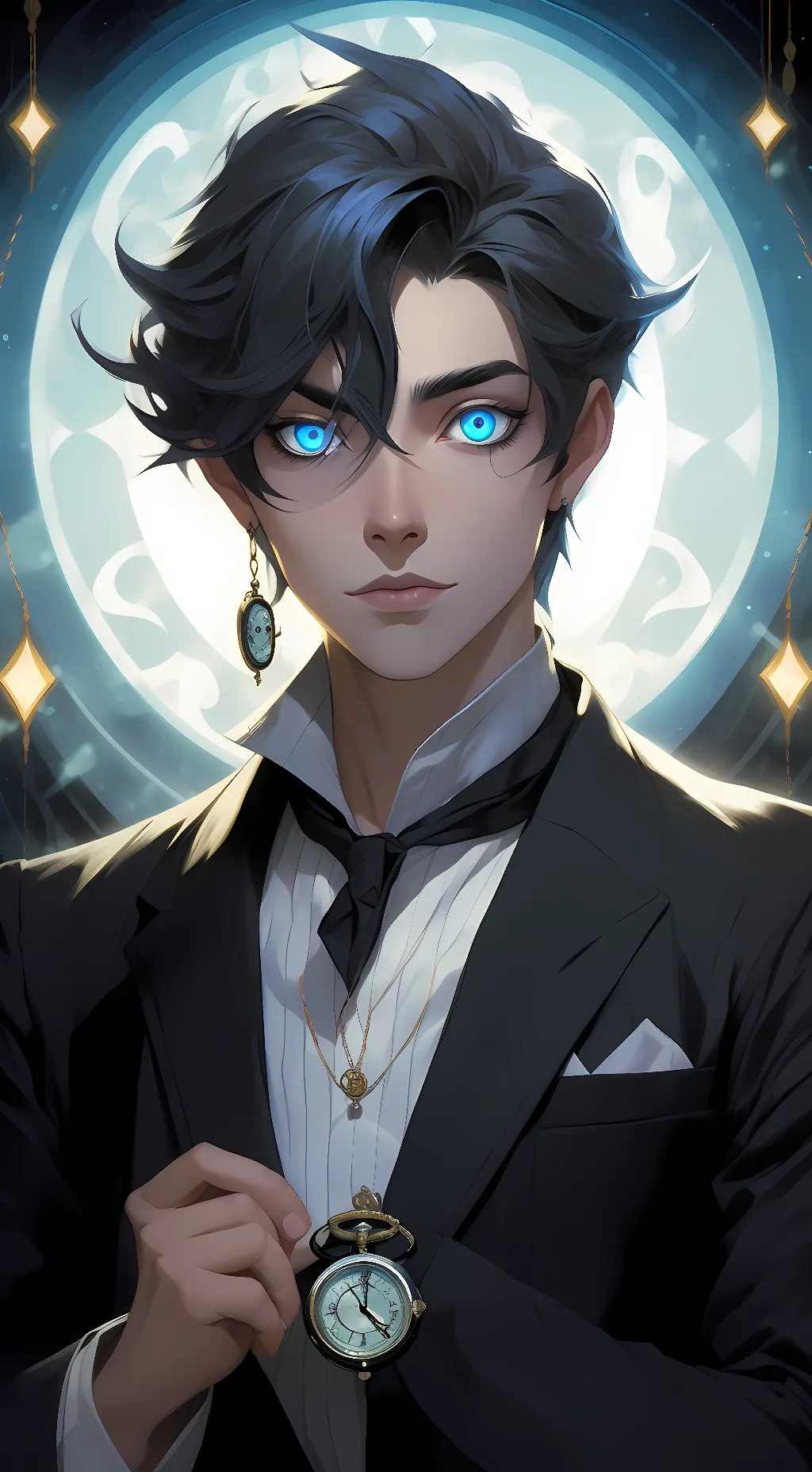 ai character: Arthur Swing background