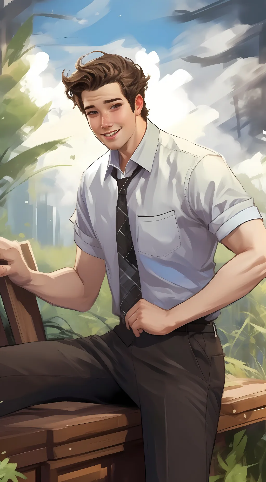 ai character: Freddy Benson background