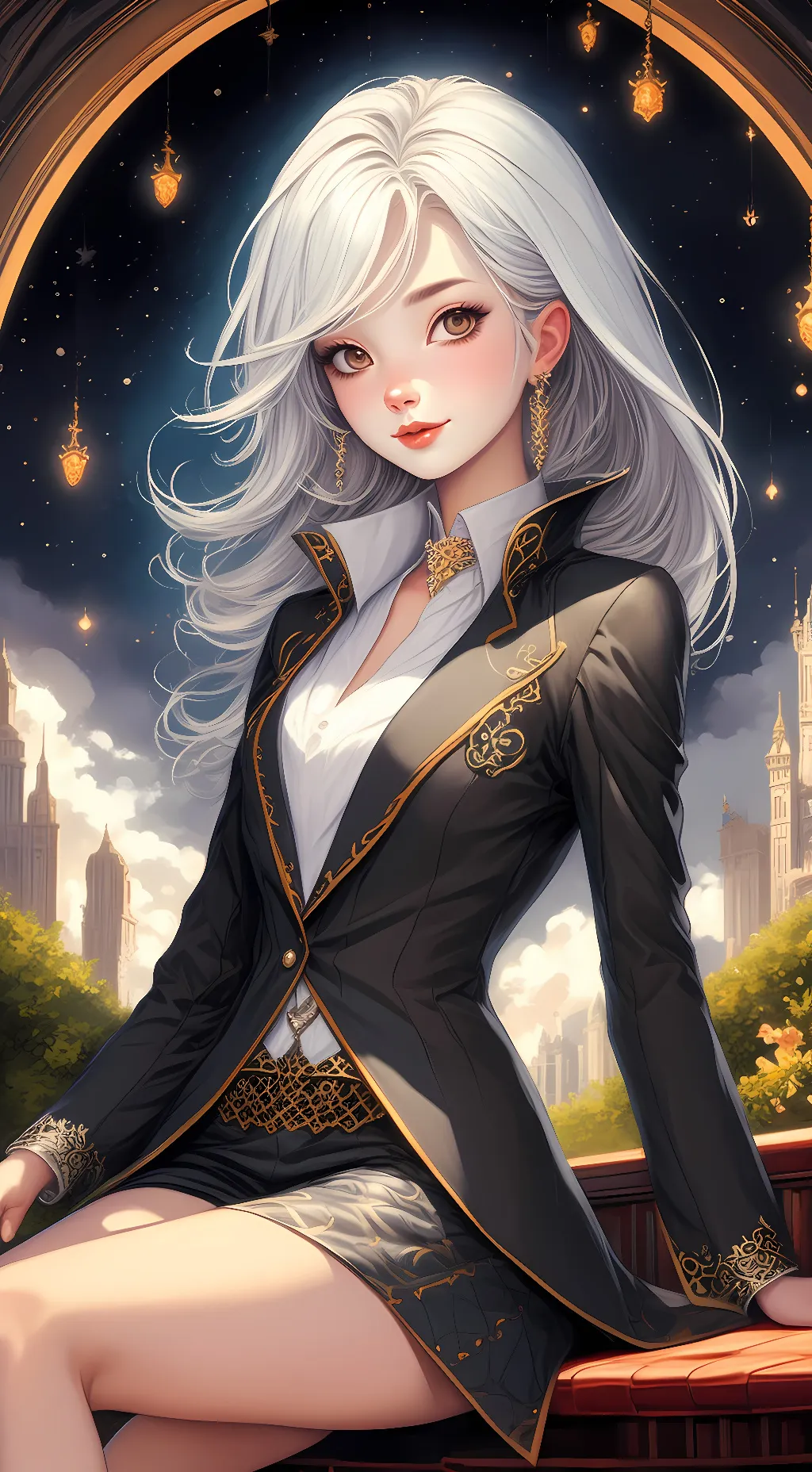 ai character: Luna background
