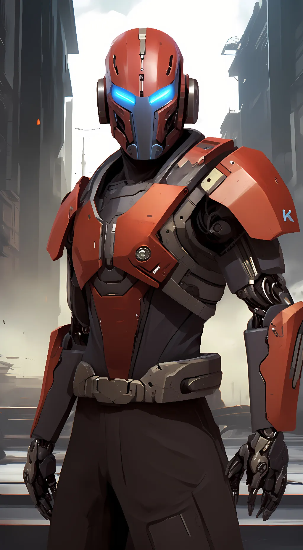 ai character: Sektor LK-9T9  background