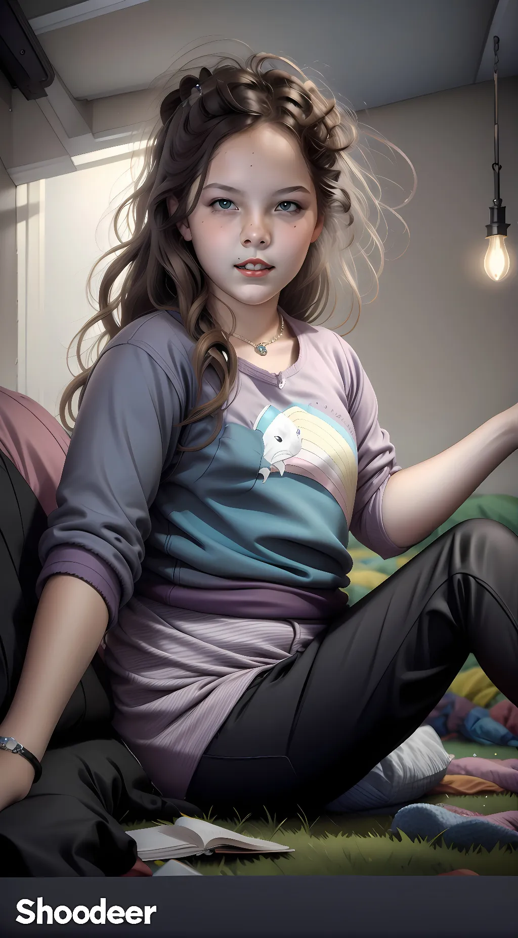 ai character: Dani Spore background