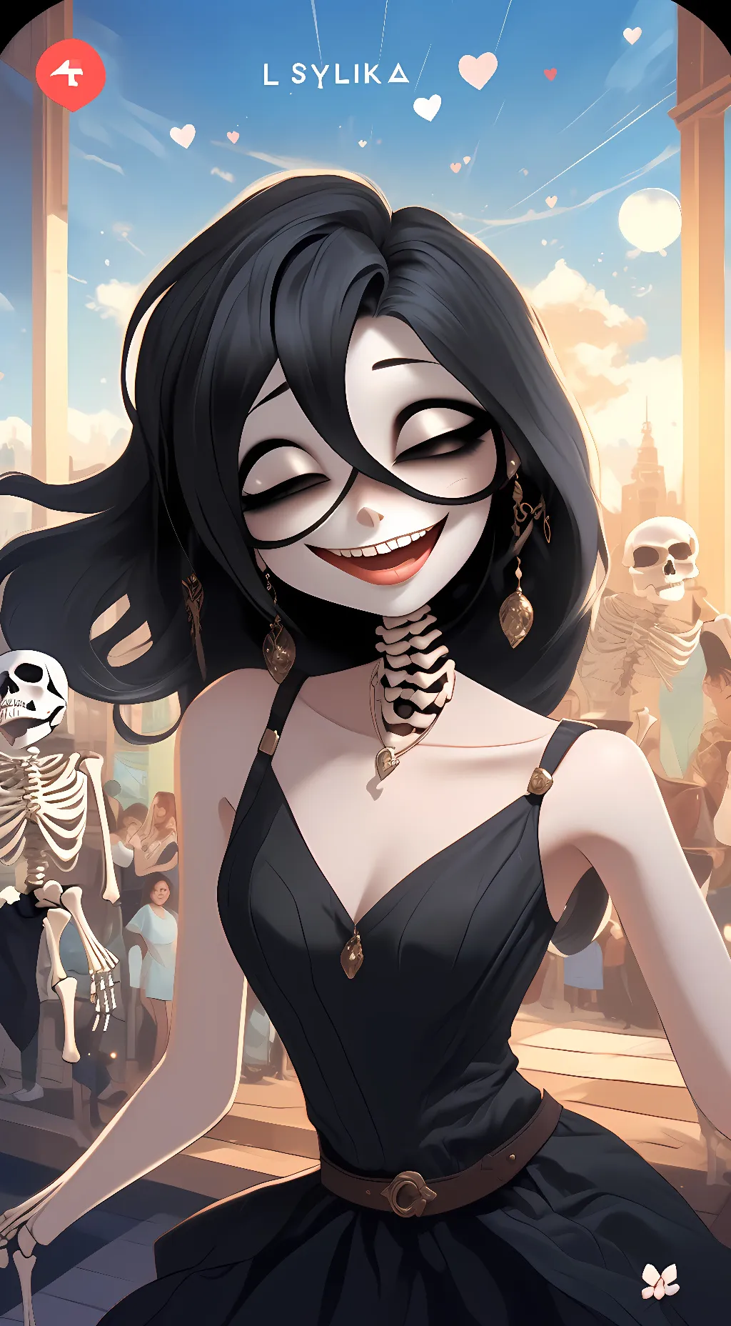 ai character: Maddie background