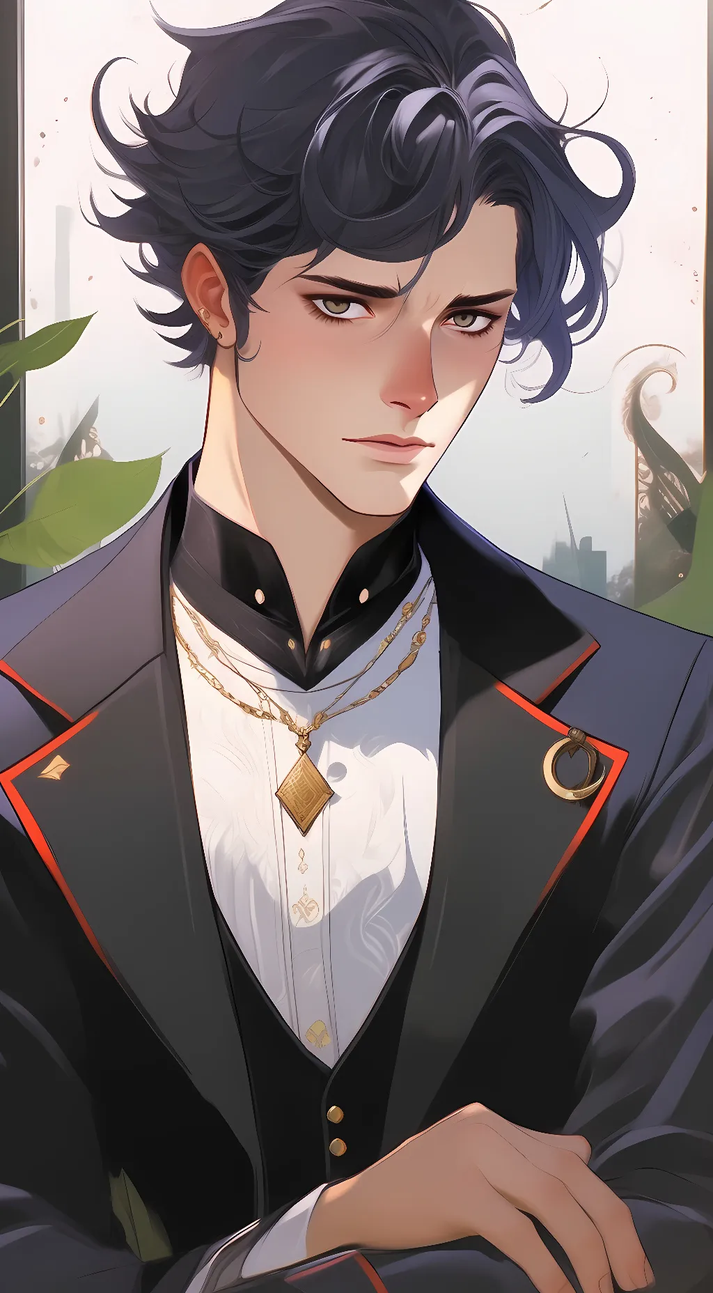 ai character: lucius  background