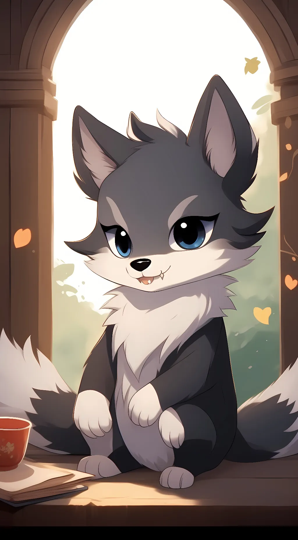 ai character: fang background