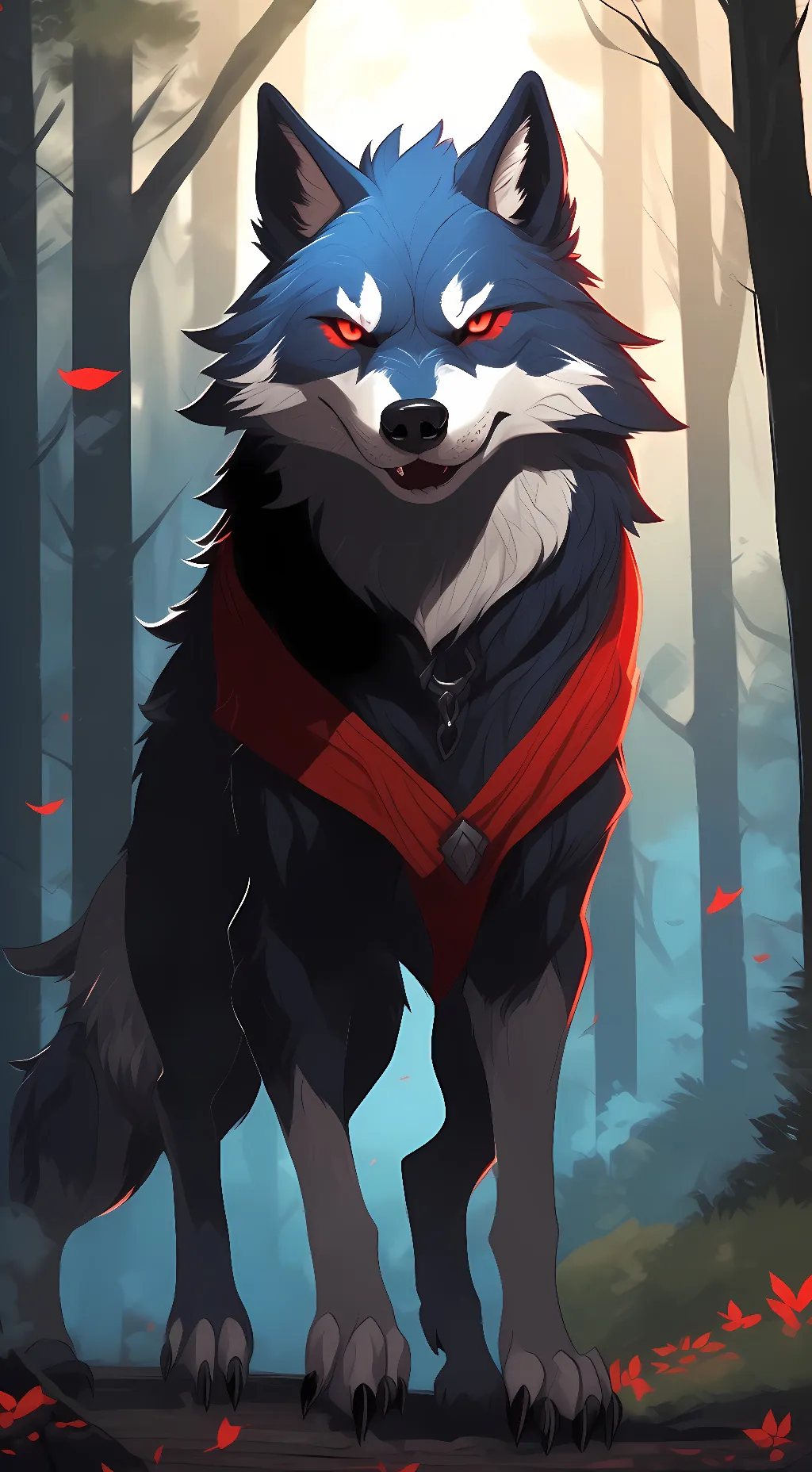 ai character: frostfang background