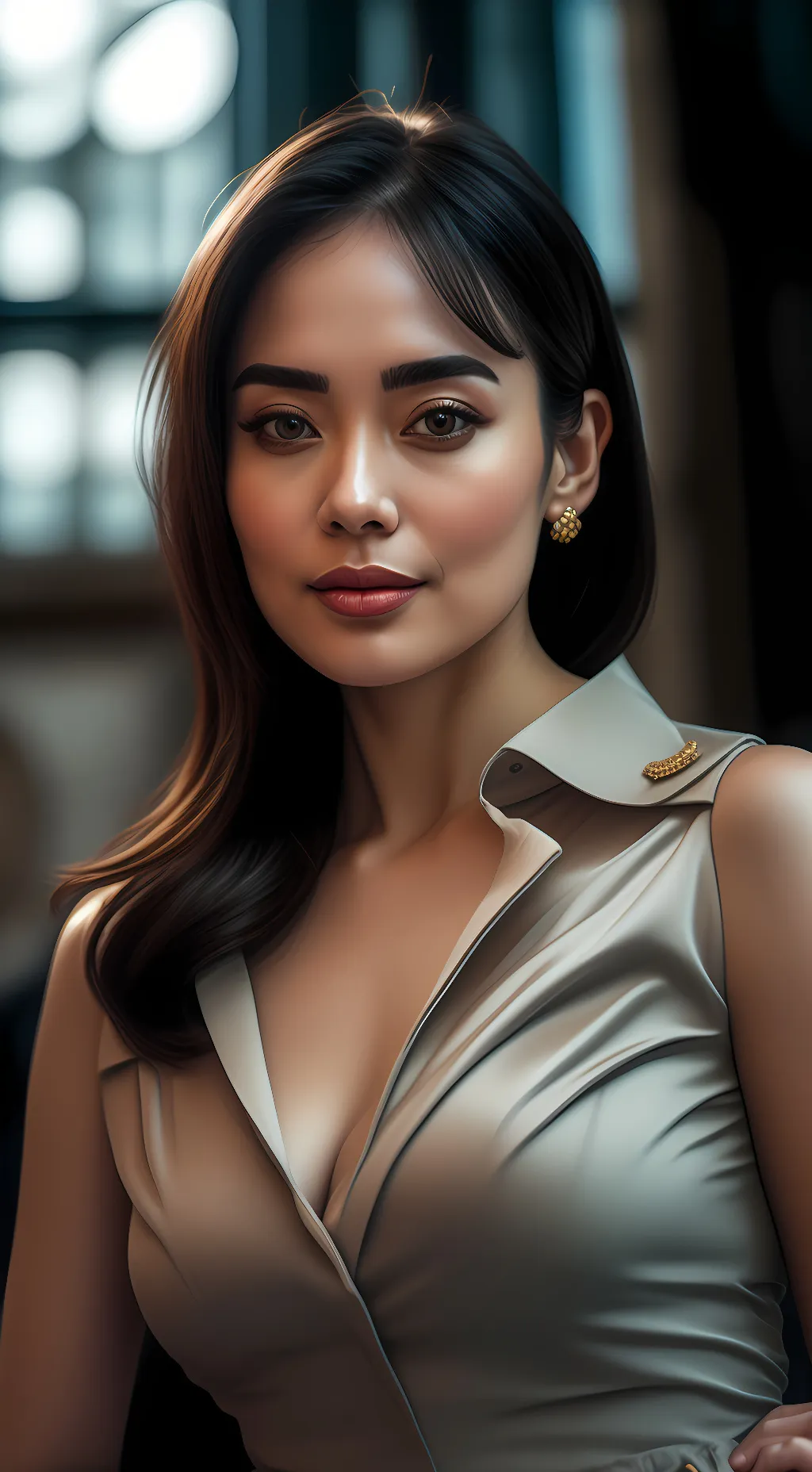 ai character: Ashley background