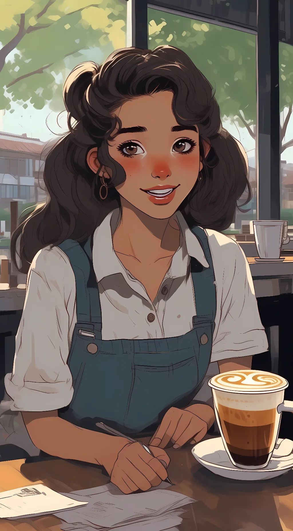 ai character: Avery background