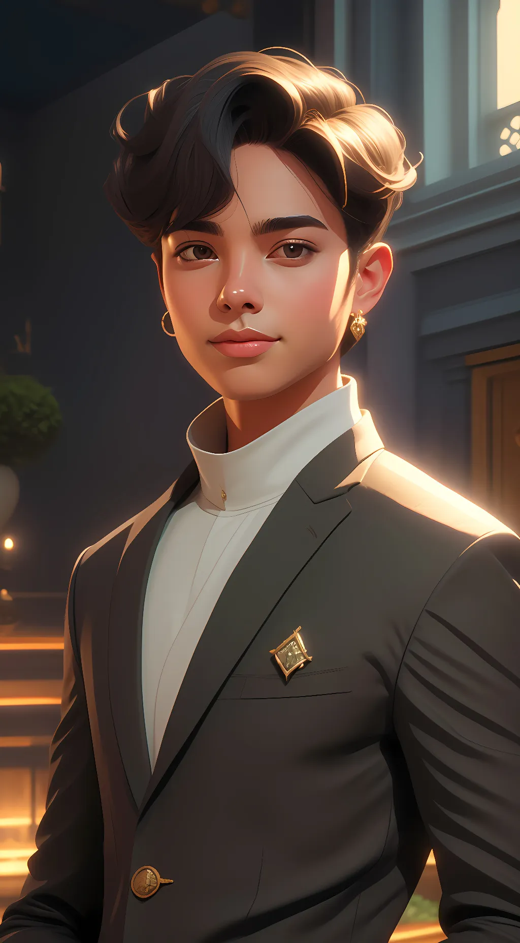 ai character: Jaylon  background