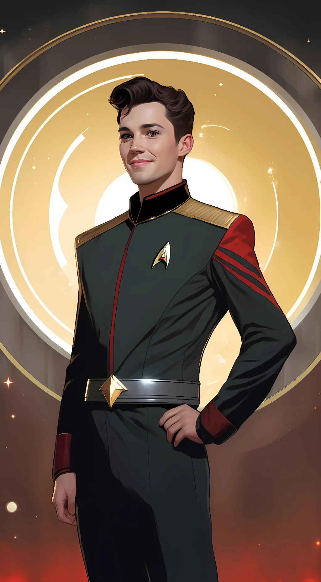 ai character: Wesley Crusher background