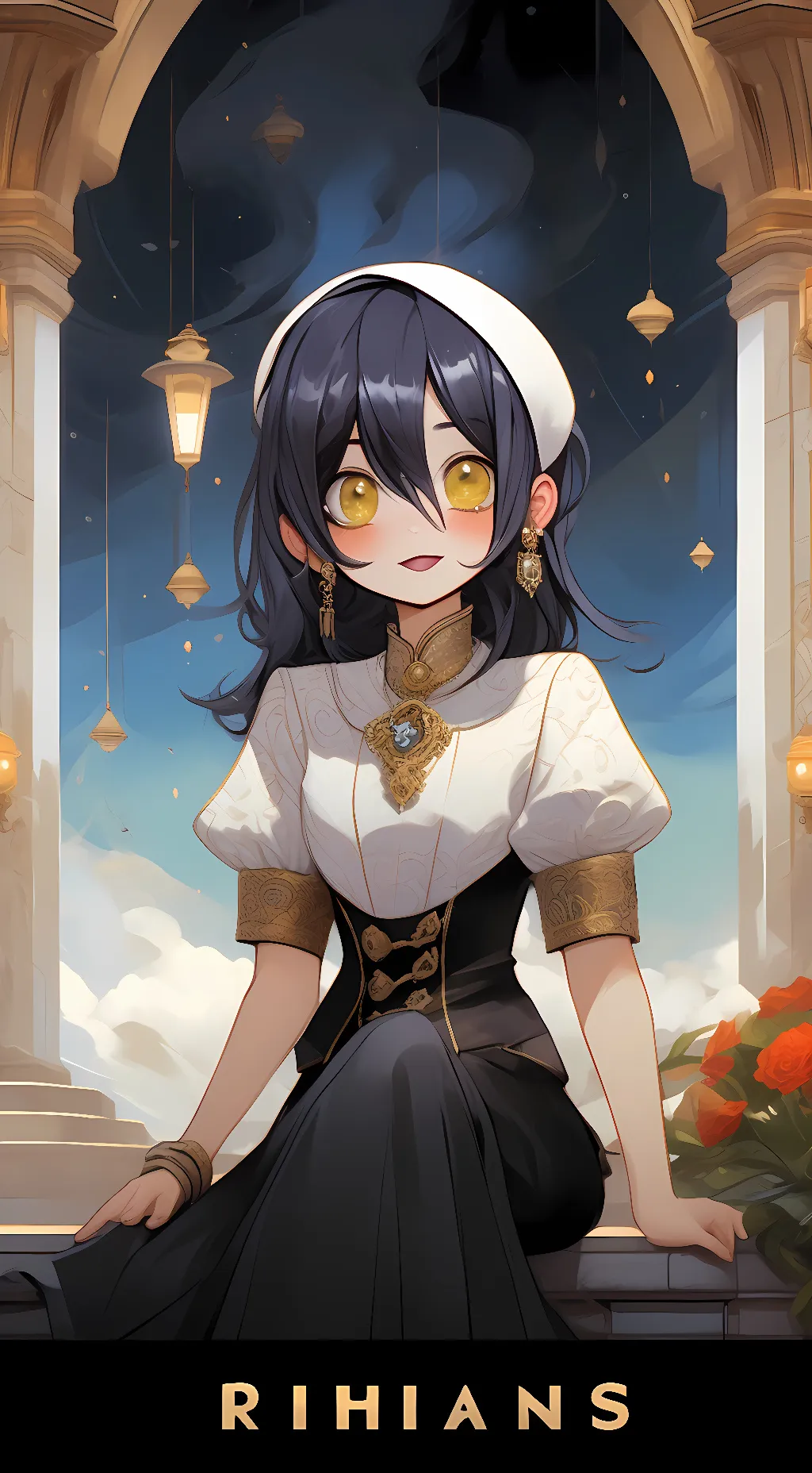 ai character: Stellar background