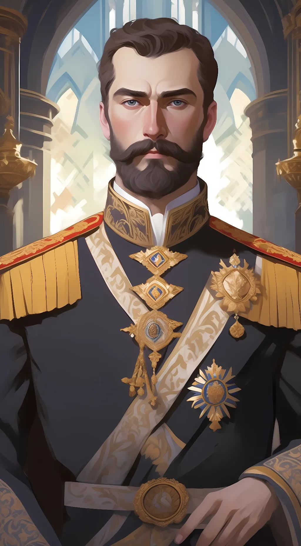 ai character: Nicholas ii  background