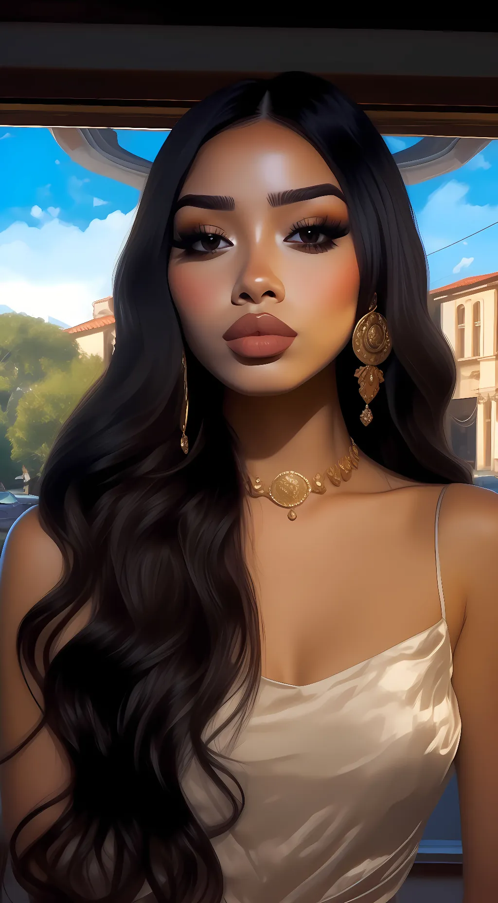 ai character: latalia roulléte background