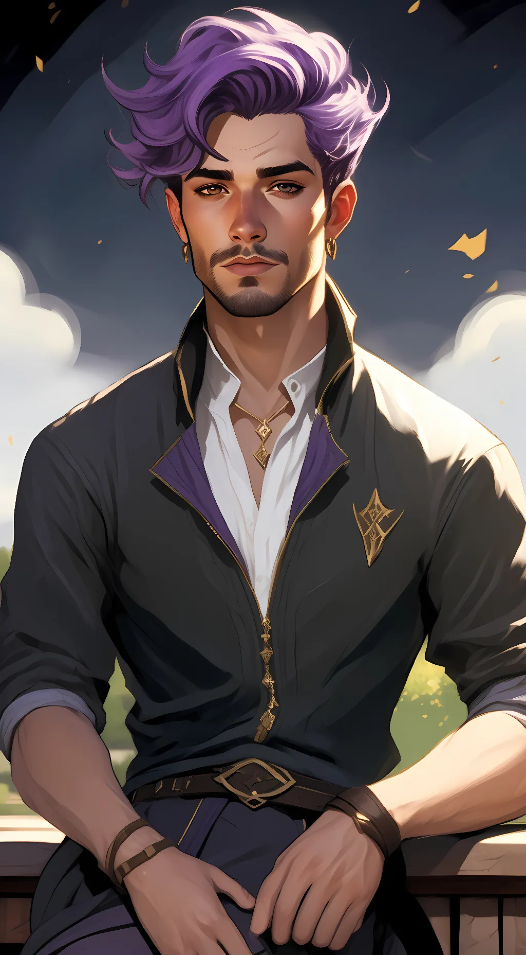 ai character: Nathanial  background