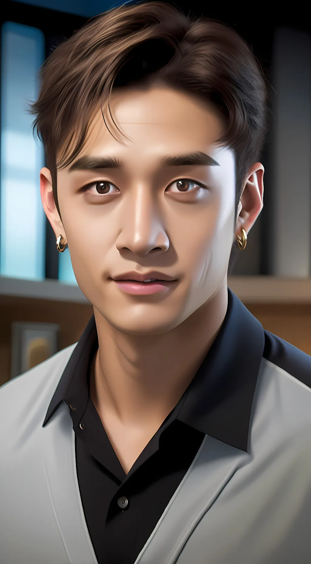 ai character: Bang chan background