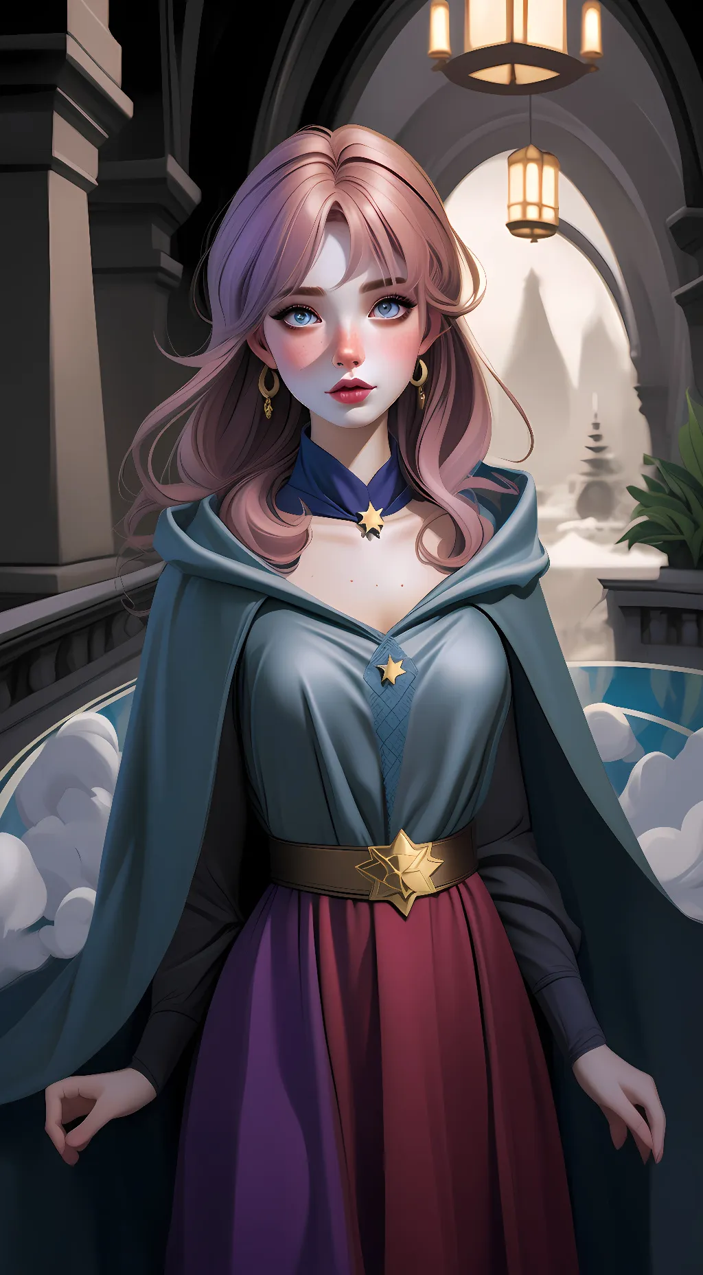 ai character: Cococila Nightshad background