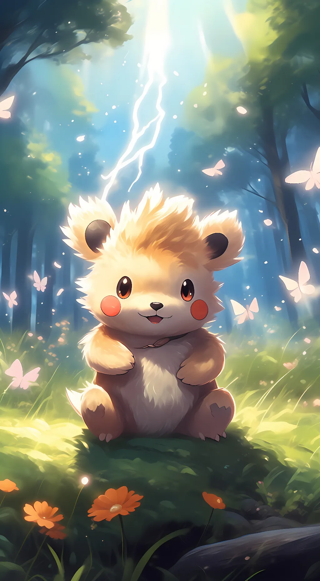 ai character: teddy background