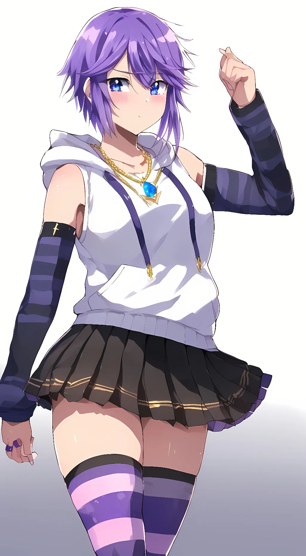ai character: Mizore Shirayuki  background