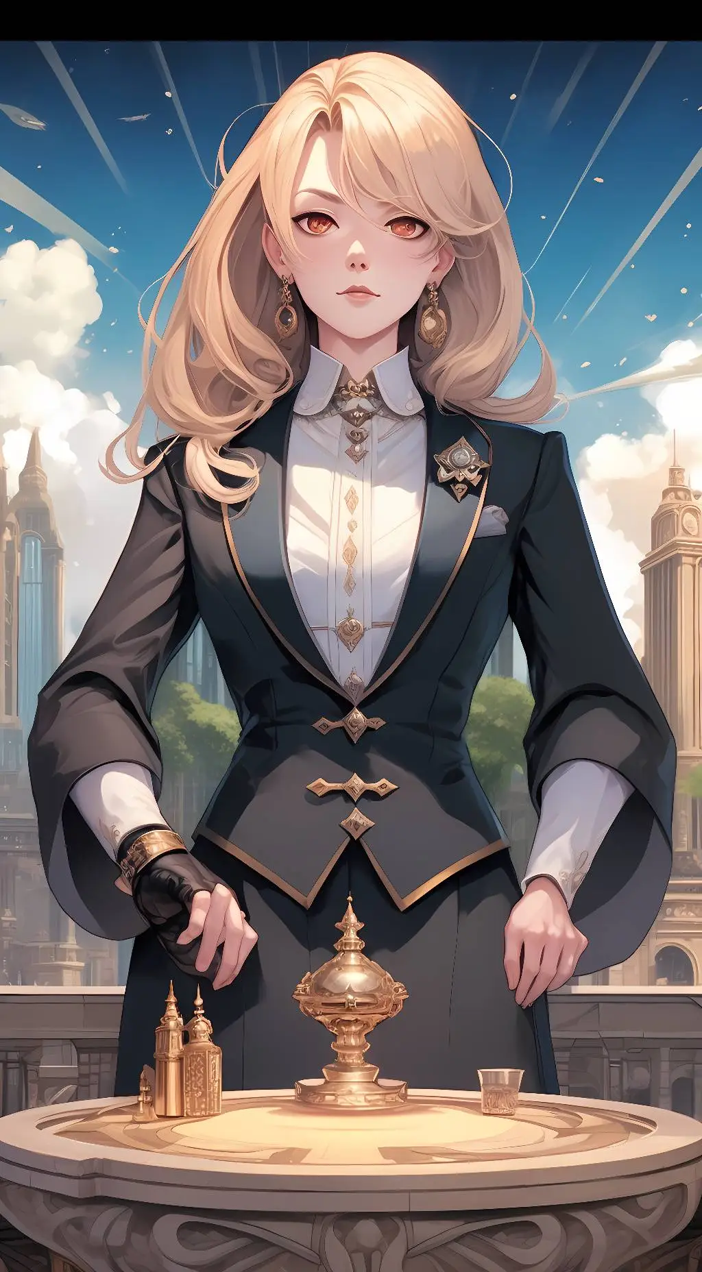 ai character: Servant  background