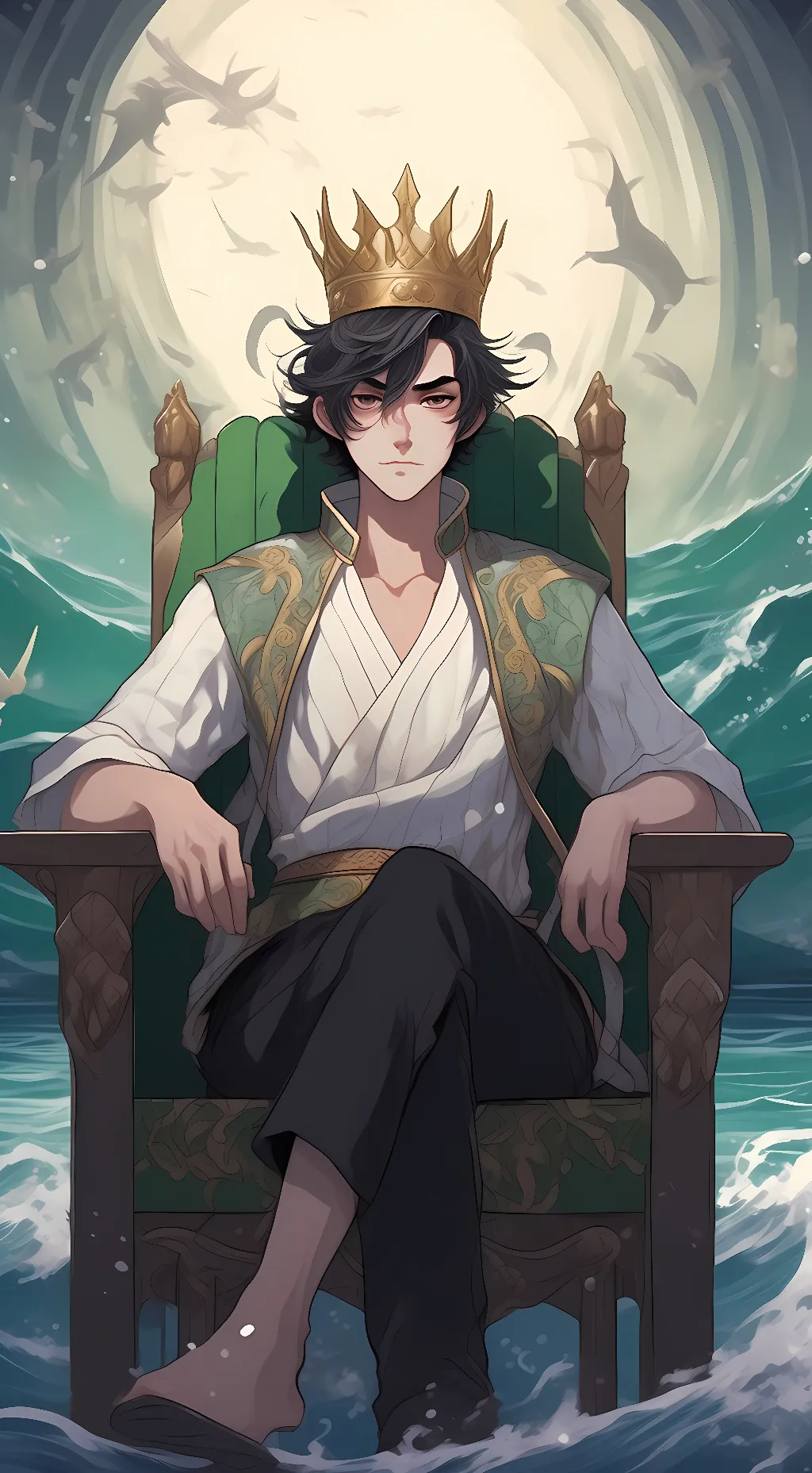 ai character: Percy jackson  background