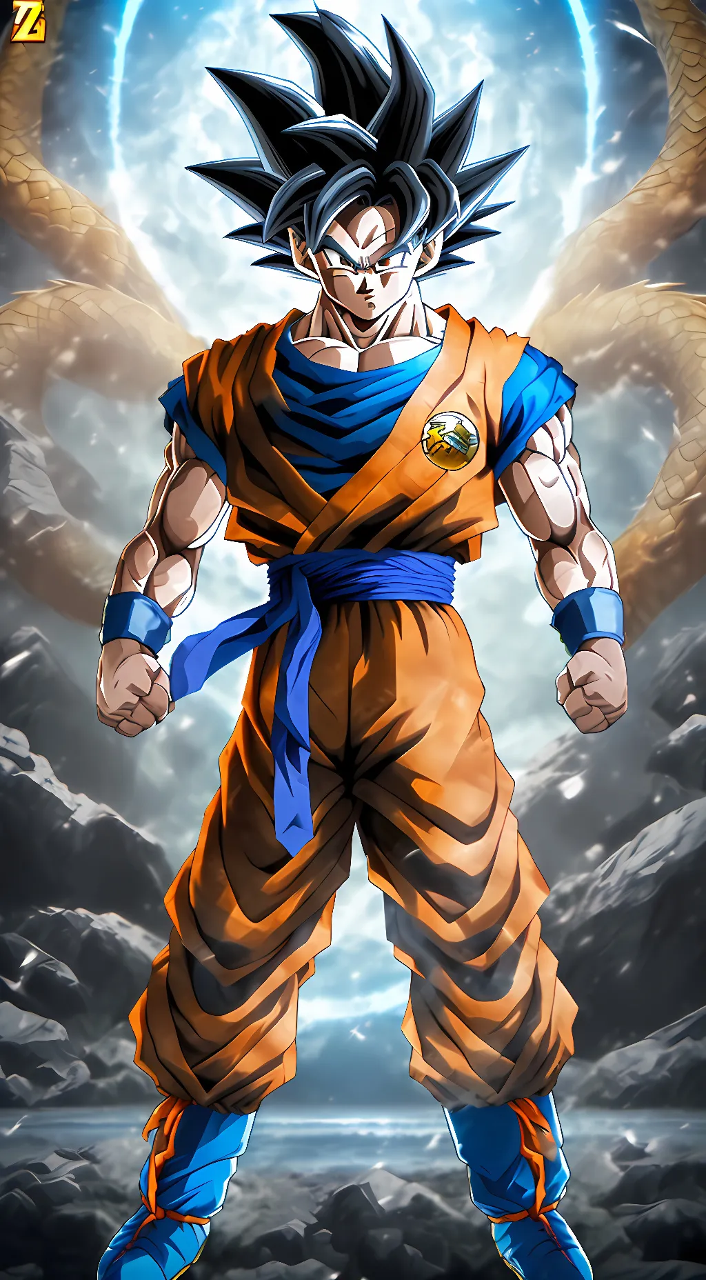ai character: Goku  background