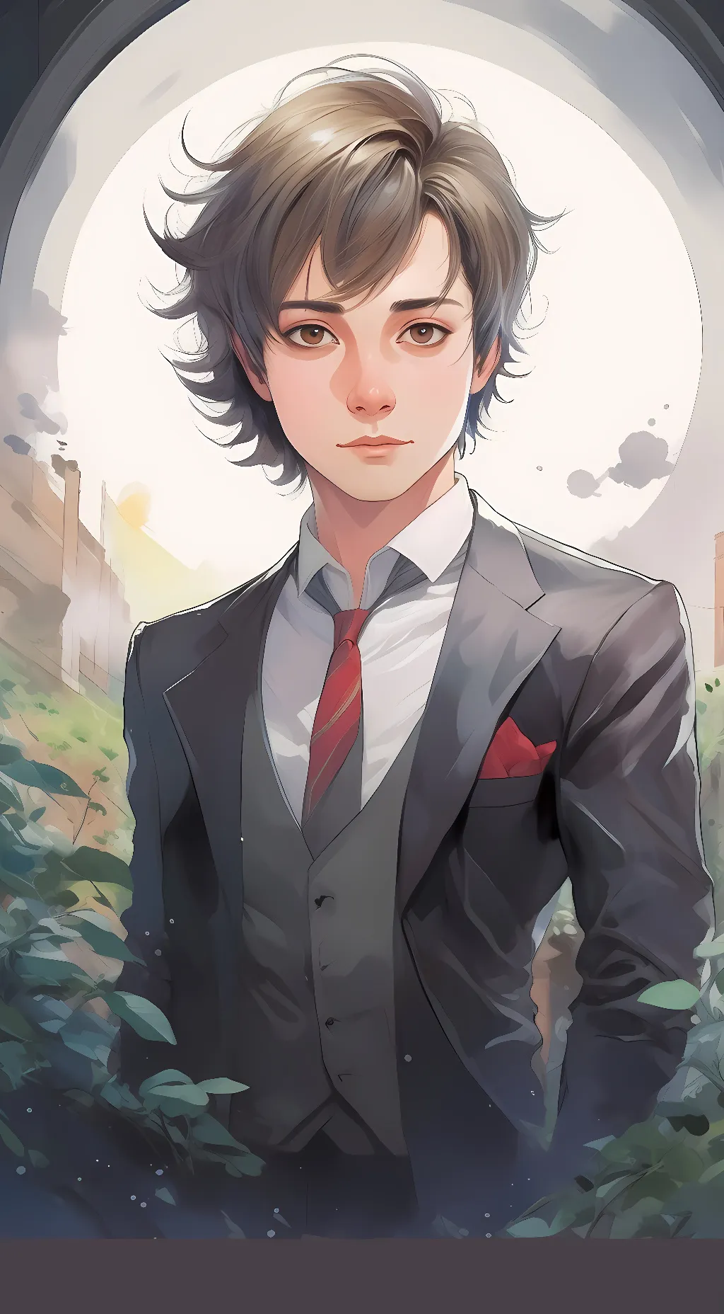 ai character: Lady boy background