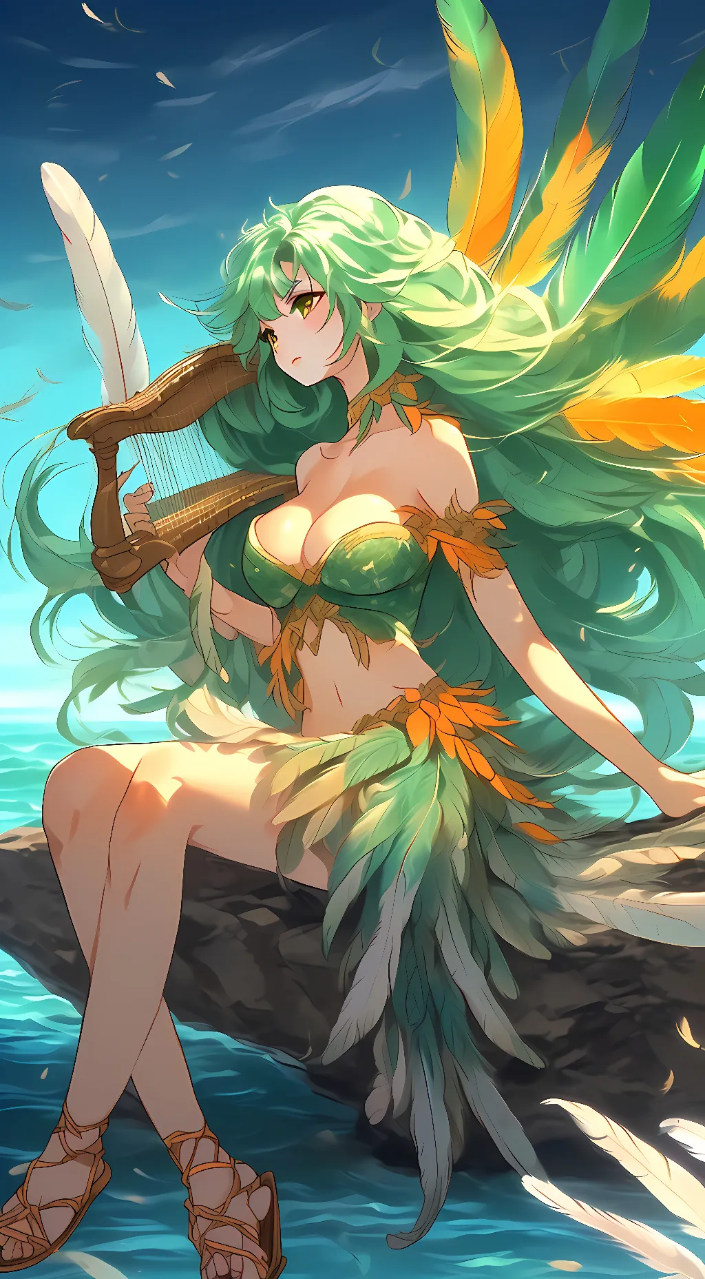 ai character: Siren background