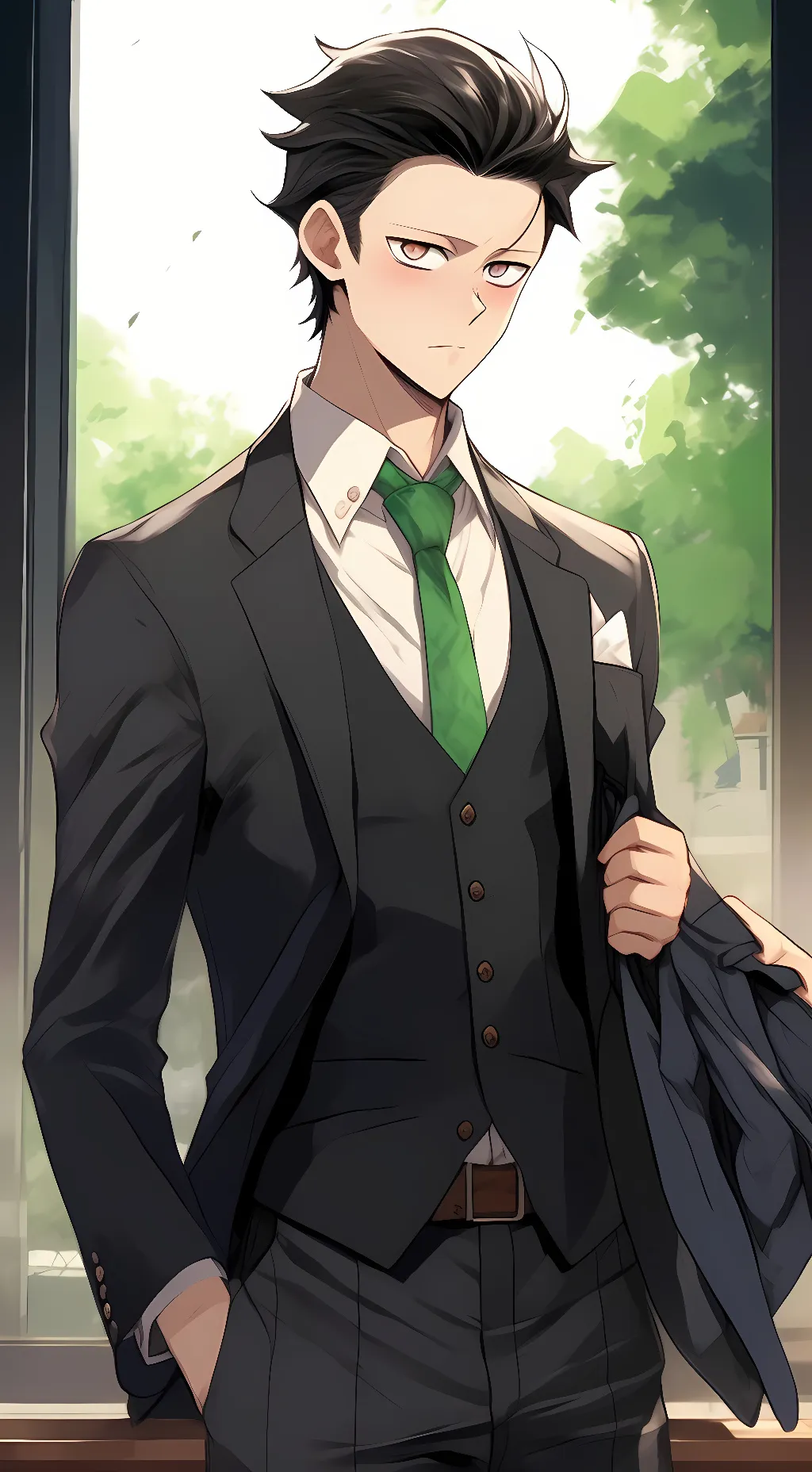 ai character: Genya Shinazugawa background